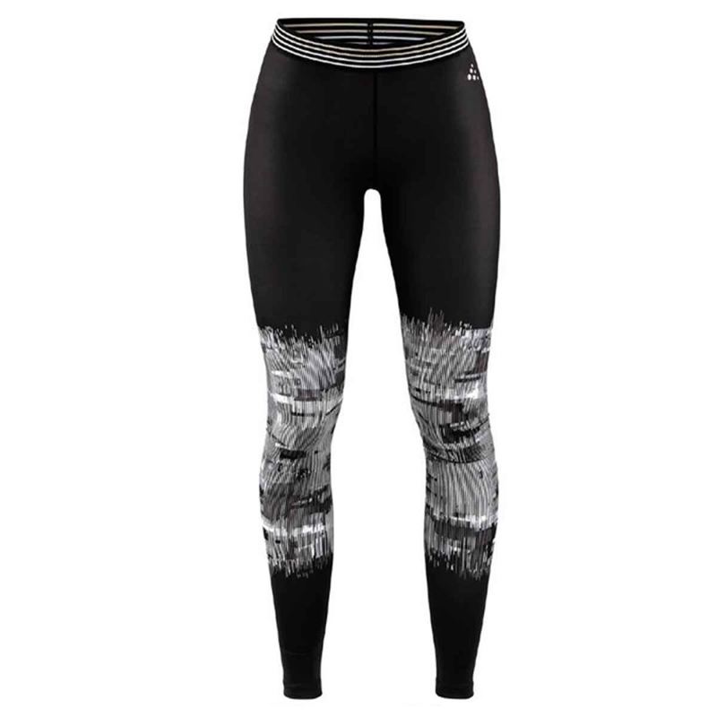 LUX TIGHTS W BLACK /WHITE T.M