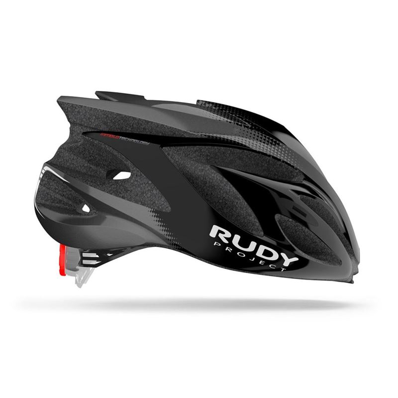 RUSH BLACK - TITANIUM (SHINY) S 51-55 VISOR - FREE PADS INCL