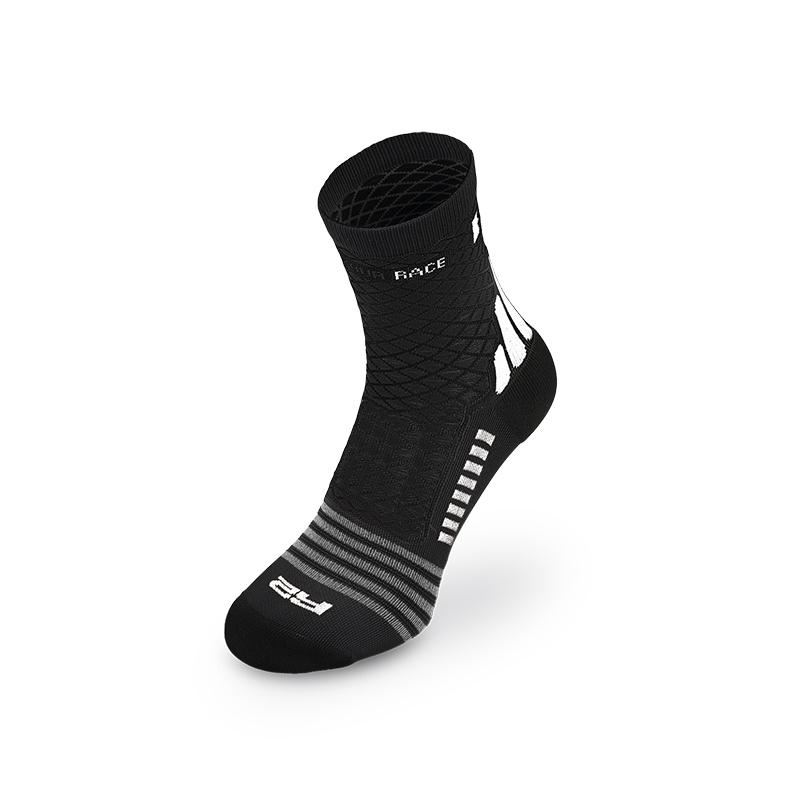 CALCETINES R2 "MISSION" NEGRO/BLANCO