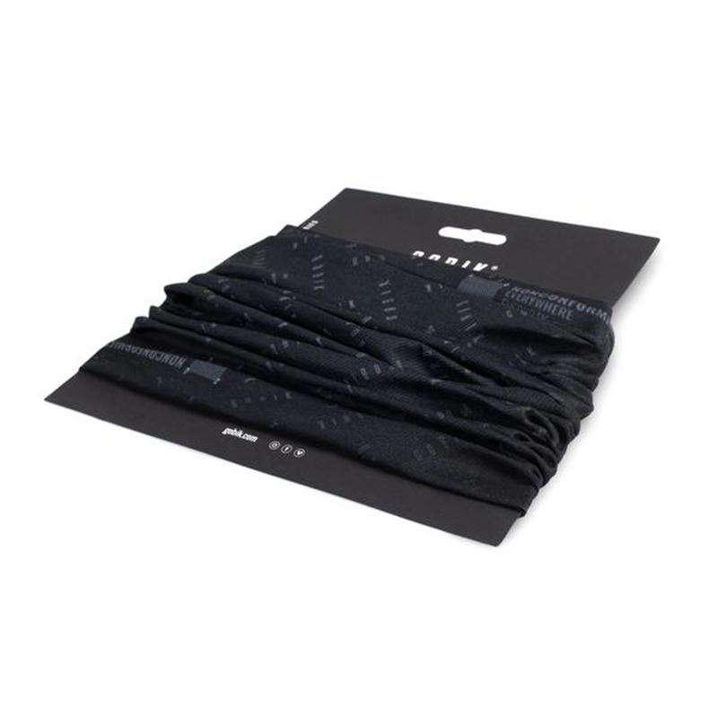 BANDANA GOBIK TUBULAR UNISEX BLACK LEAD